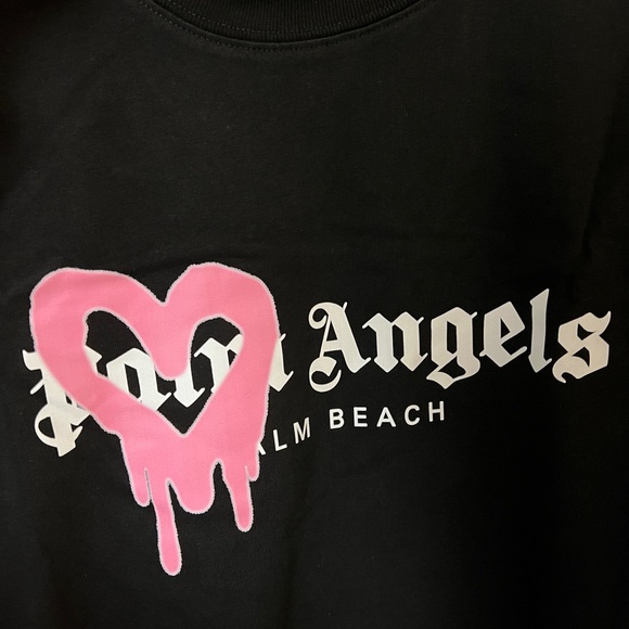 Palm Angels Palm Beach Heart
Sprayed Logo T-Shirt
Black
Size L - Picture 2 of 5